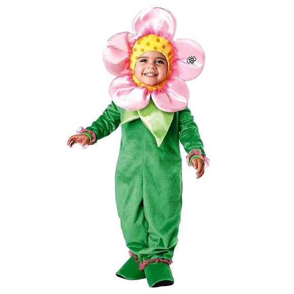 Green and Pink Flower Costume - Picture 3 of 3